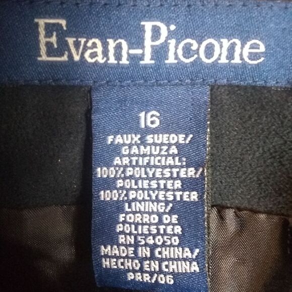 Evan Picone faux suede jacket - Picture 7 of 7